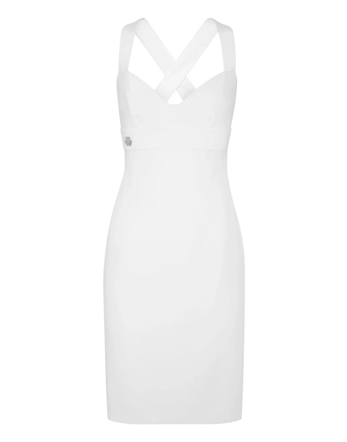 Silk Short Dress, цвет: Белый