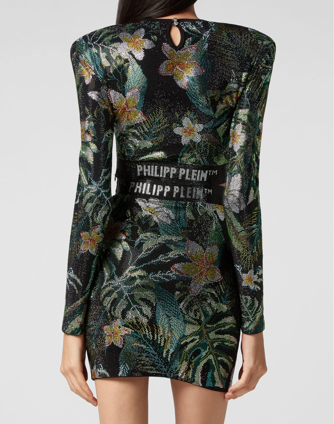 Shoulder Pad Cropped Top LS Hawaii, цвет: Зеленый