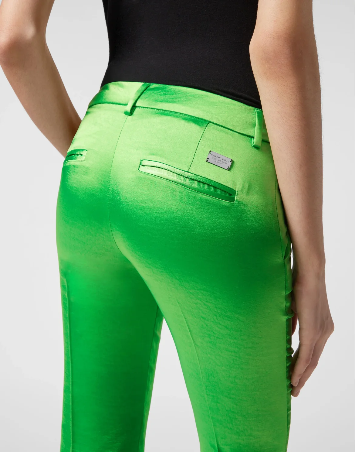 Satin Trousers, цвет: Зеленый