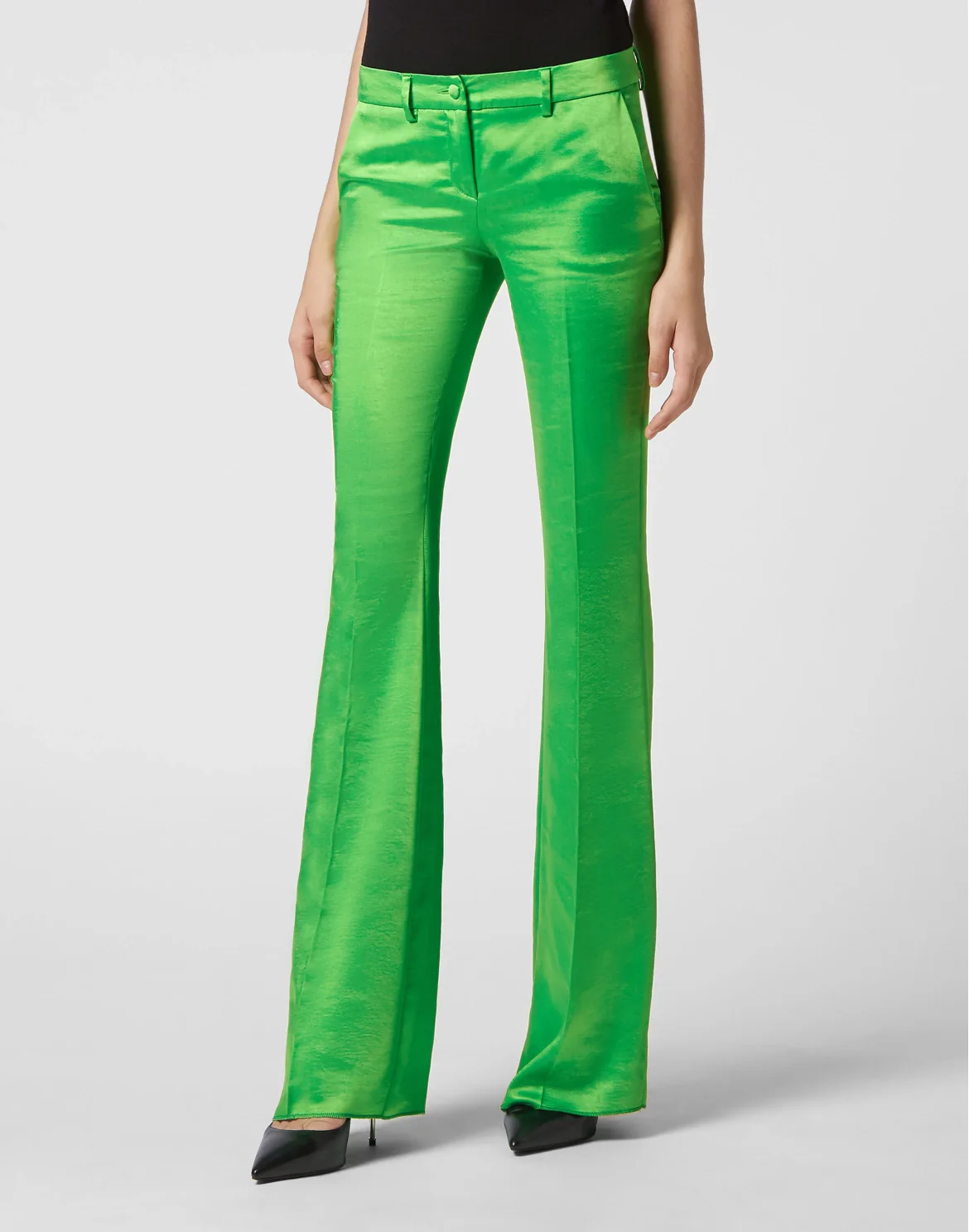 Satin Trousers, цвет: Зеленый