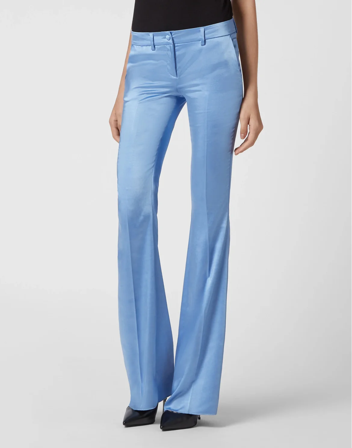 Satin Trousers, цвет: Голубой