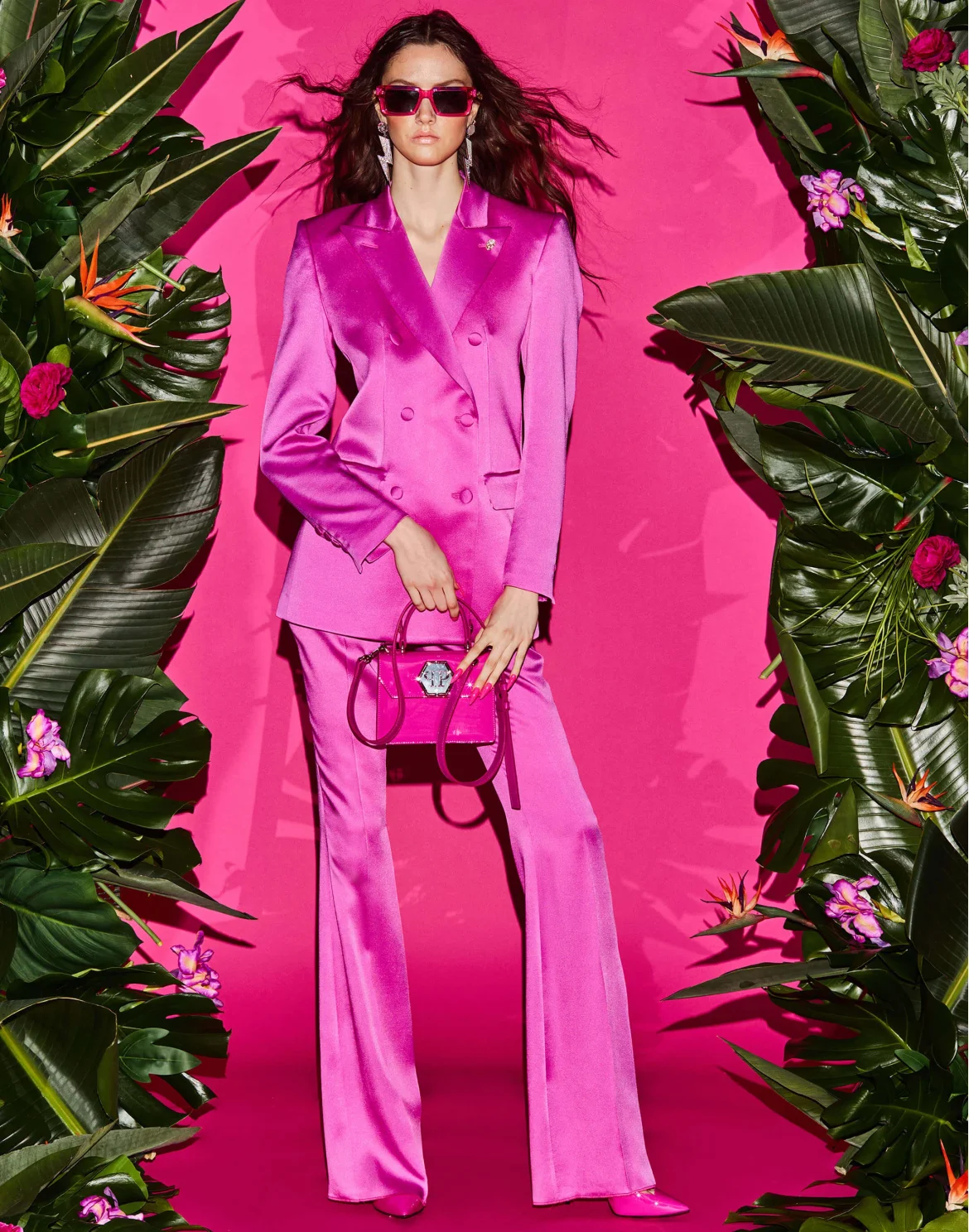 Satin Trousers, цвет: Розовый