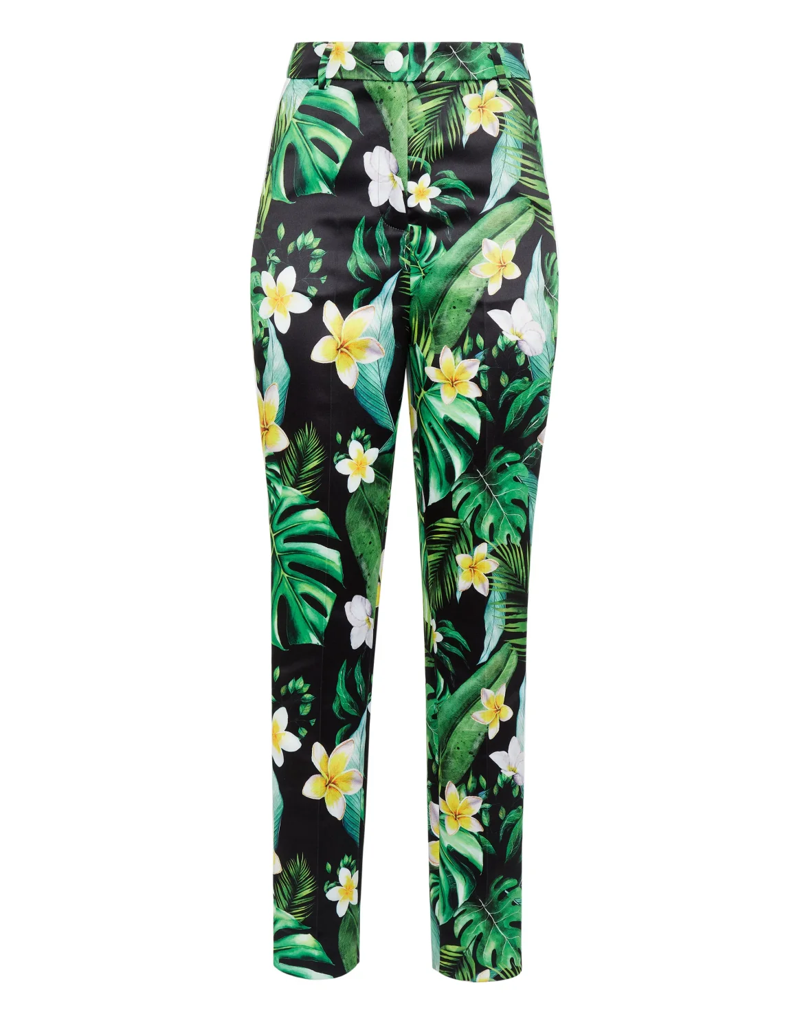 Duchesse Super High Waist Trousers Hawaii, цвет: Зеленый