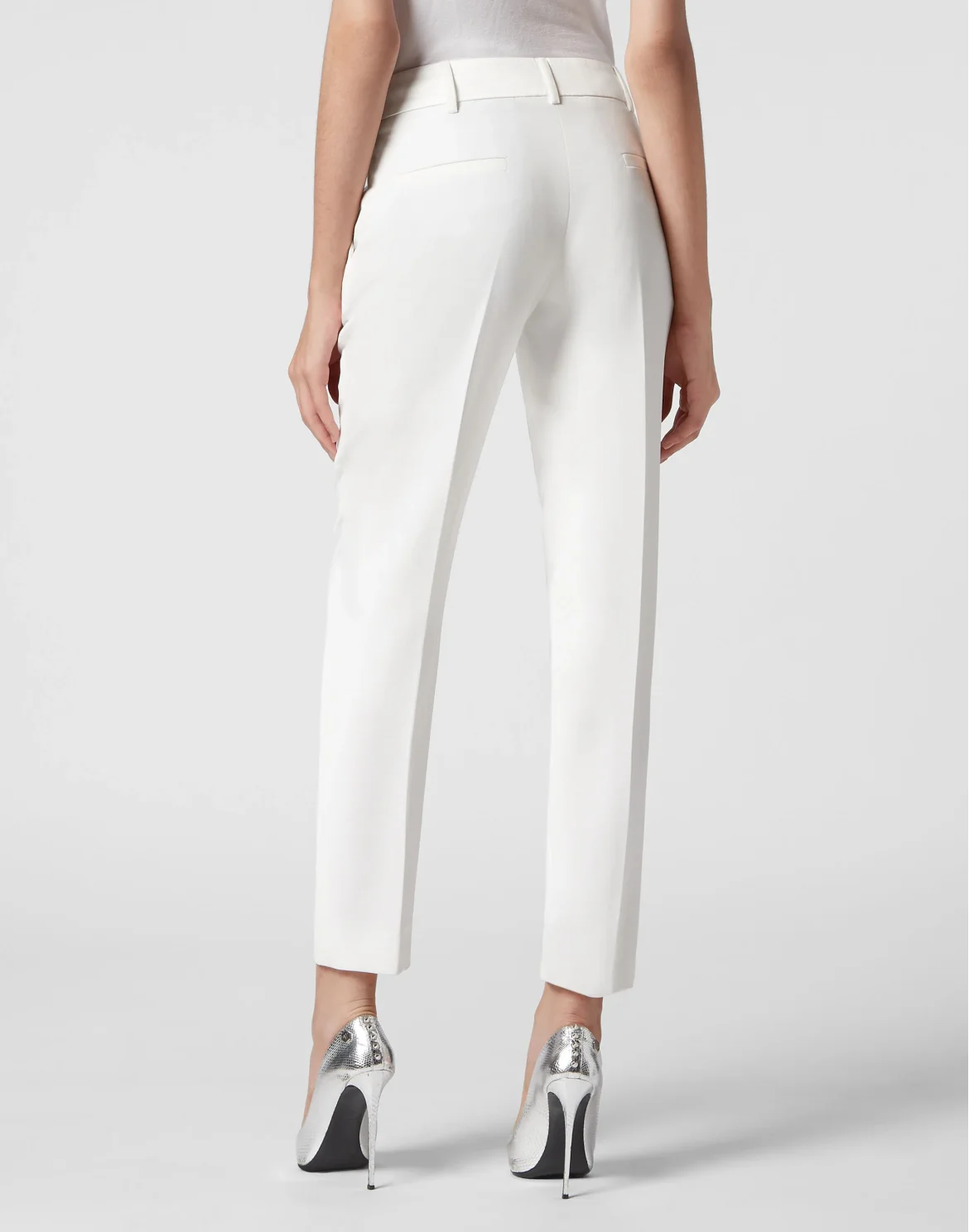Cady Super High Waist Trousers, цвет: Белый