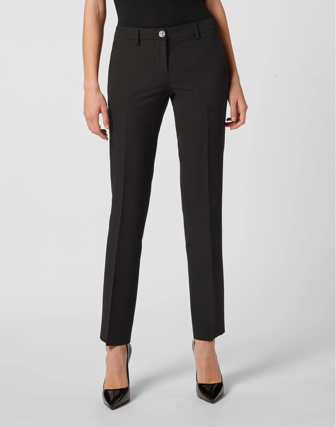 Cady Super High Waist Trousers, цвет: Черный