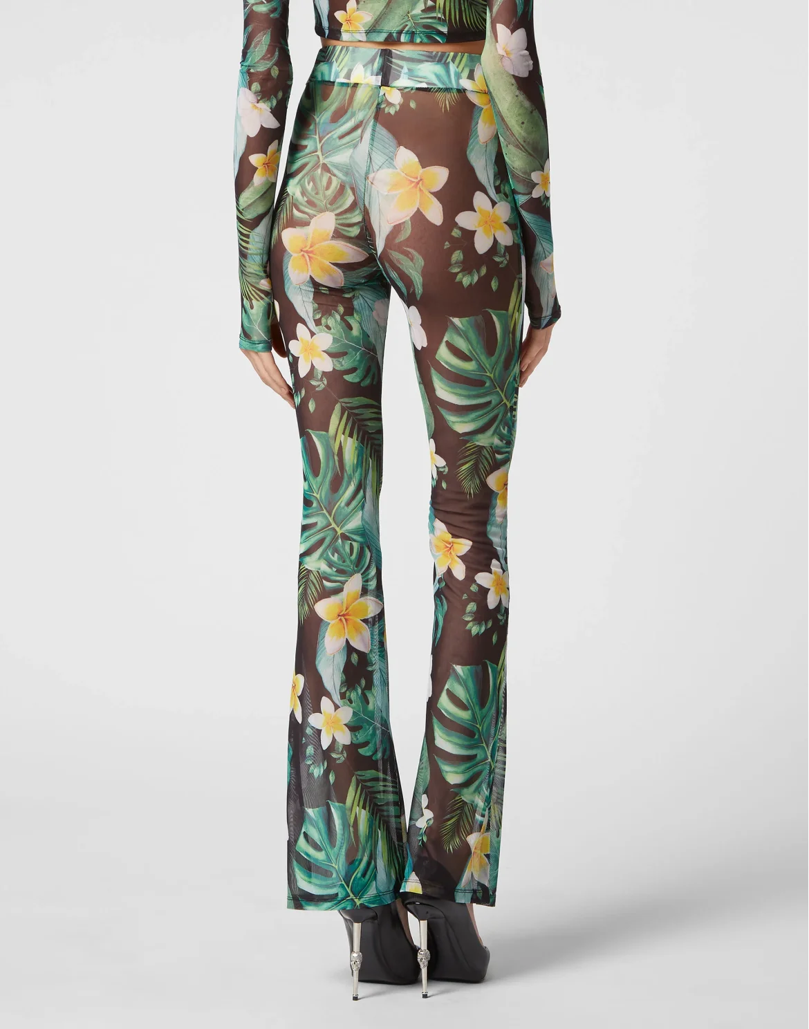 Flare Trousers Hawaii, цвет: Зеленый