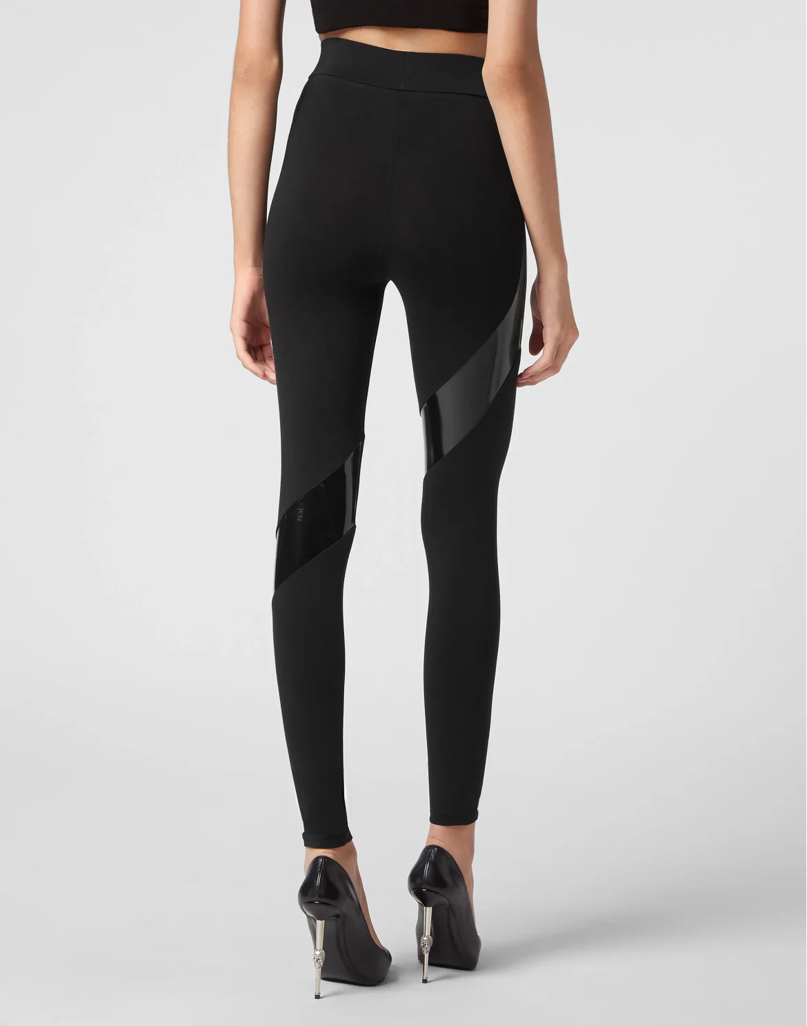 Leggings Latex, цвет: Черный