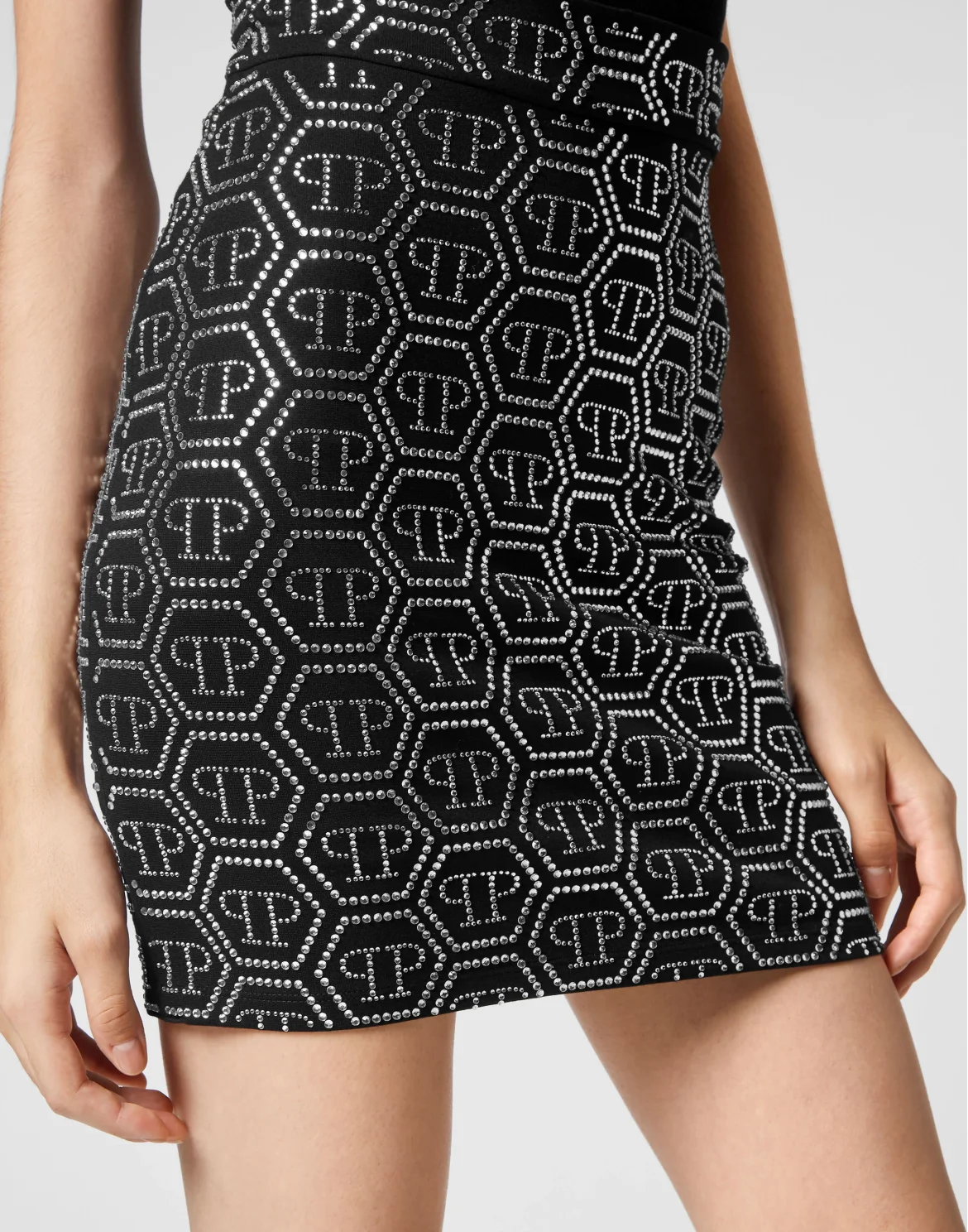 Mini Skirt Monogram, цвет: Черный