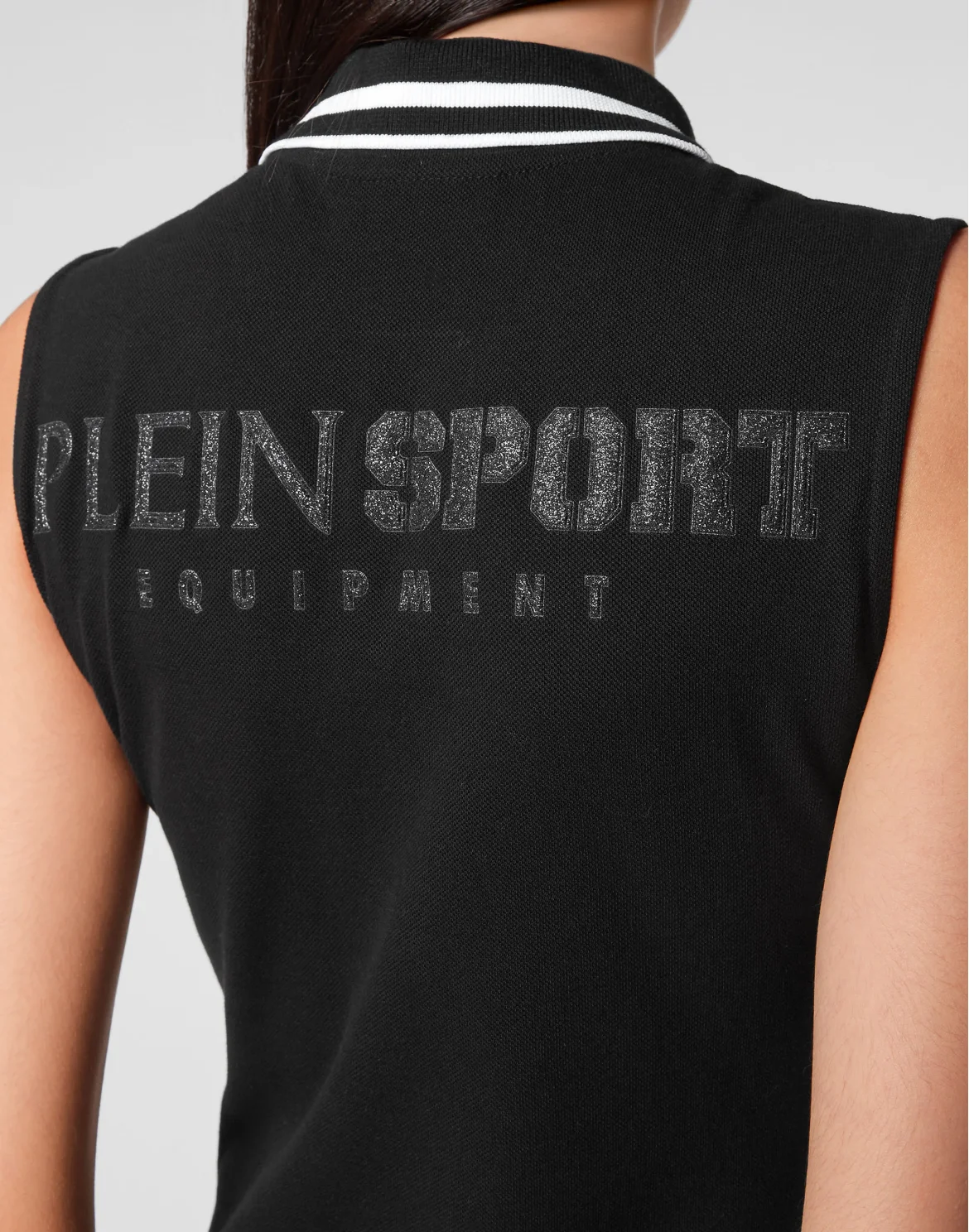 Sleeveless Polo shirt, цвет: Черный