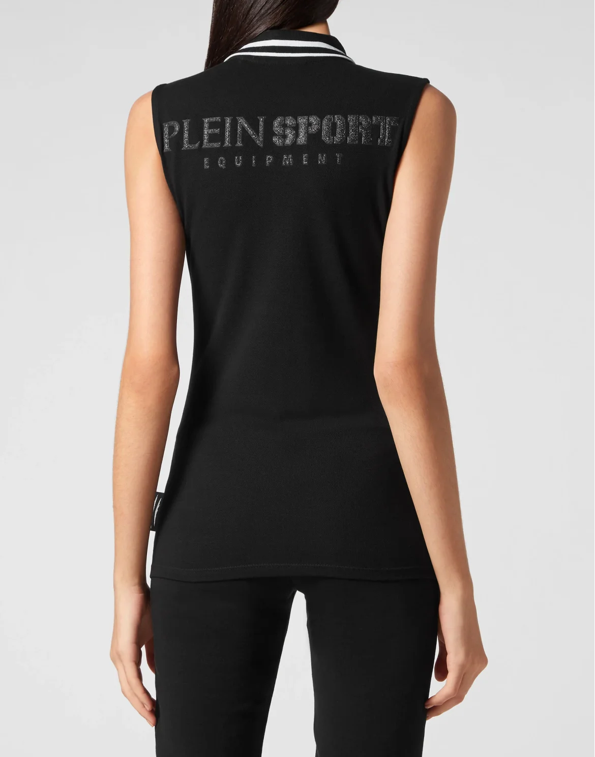 Sleeveless Polo shirt, цвет: Черный