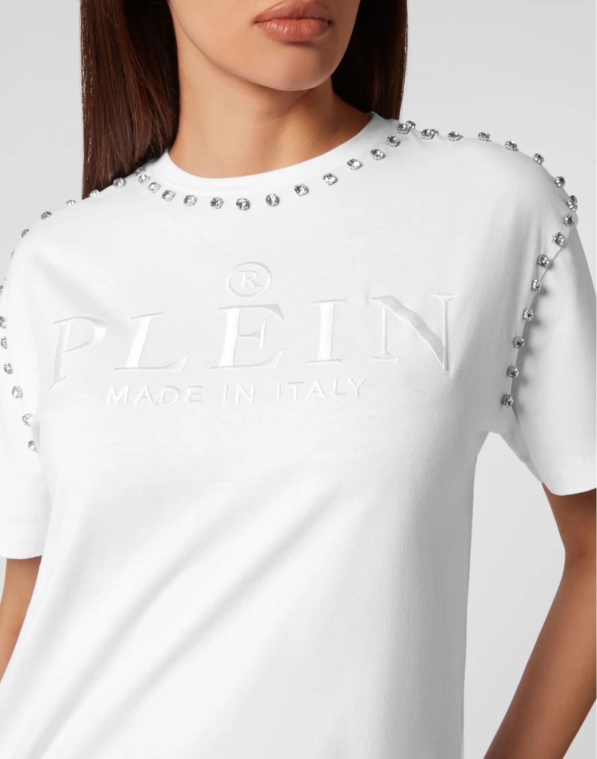 T-shirt Round Neck SS Stones, цвет: Белый