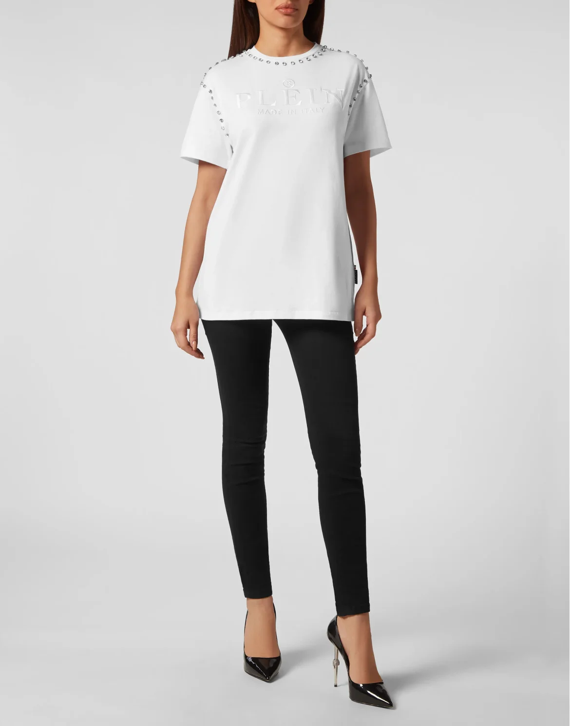 T-shirt Round Neck SS Stones, цвет: Белый