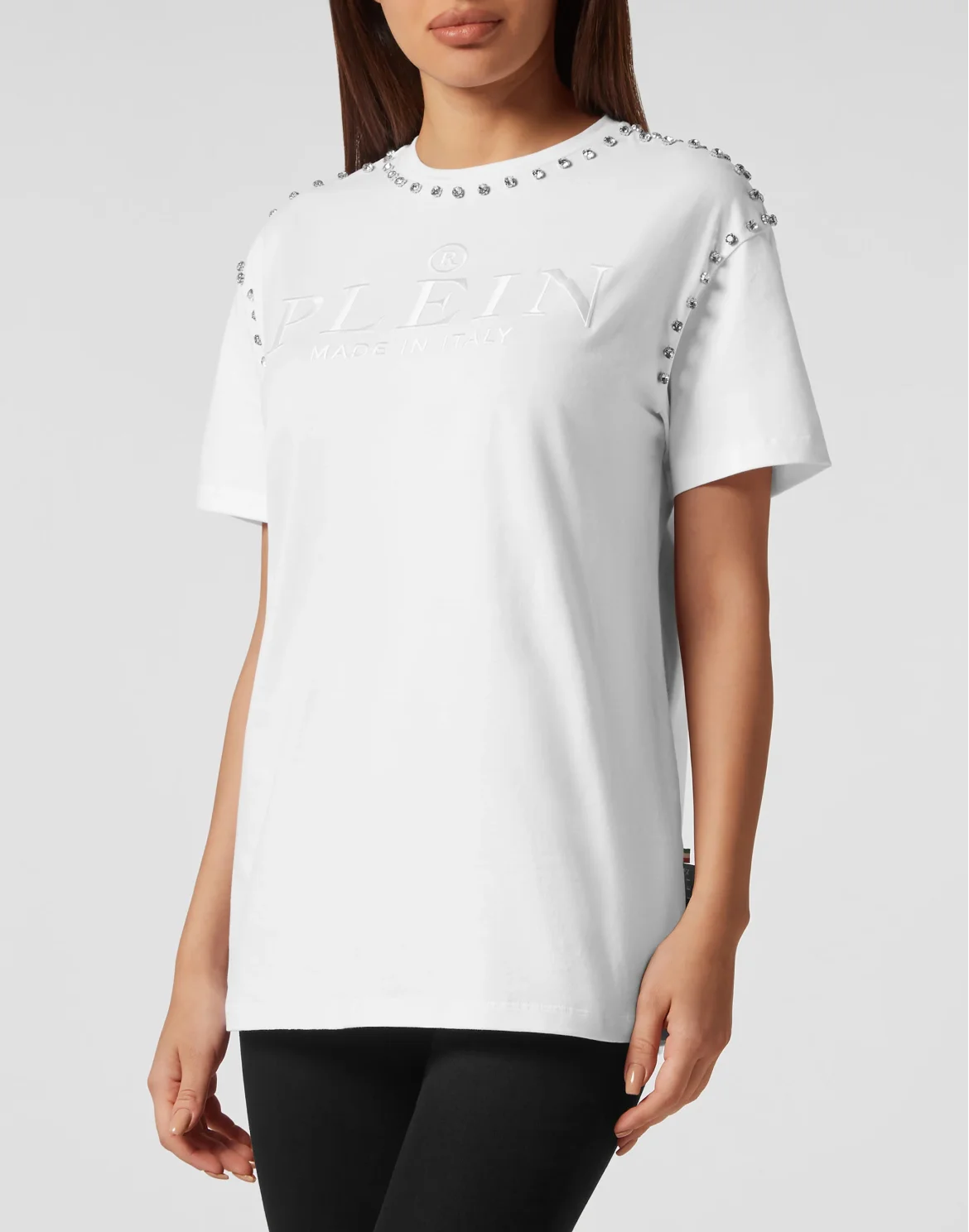 T-shirt Round Neck SS Stones, цвет: Белый