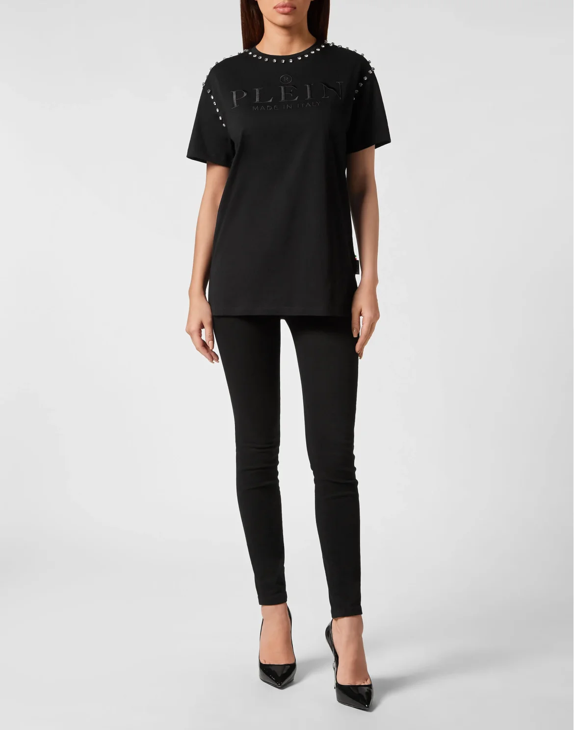 T-shirt Round Neck SS Stones, цвет: Черный