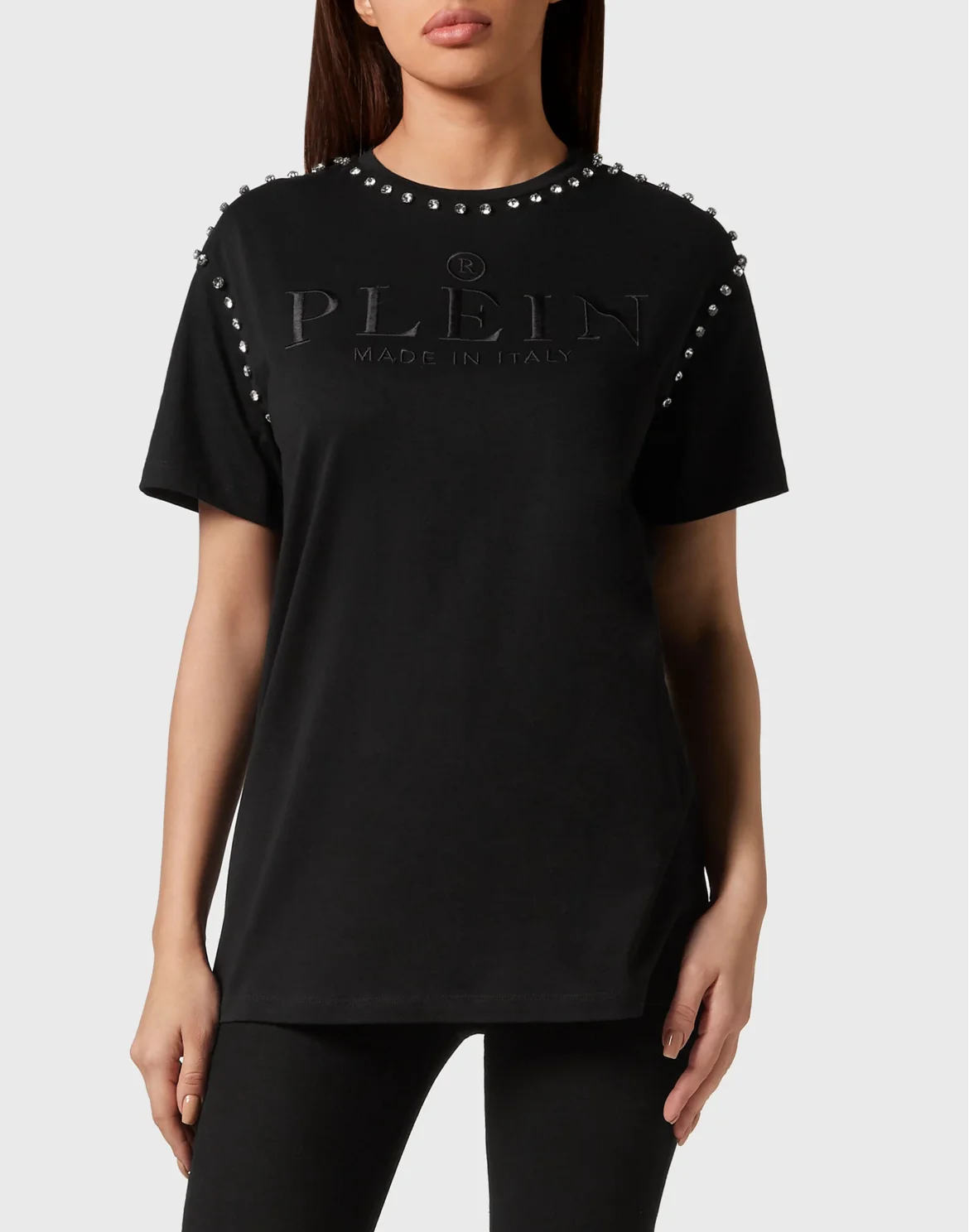 T-shirt Round Neck SS Stones, цвет: Черный