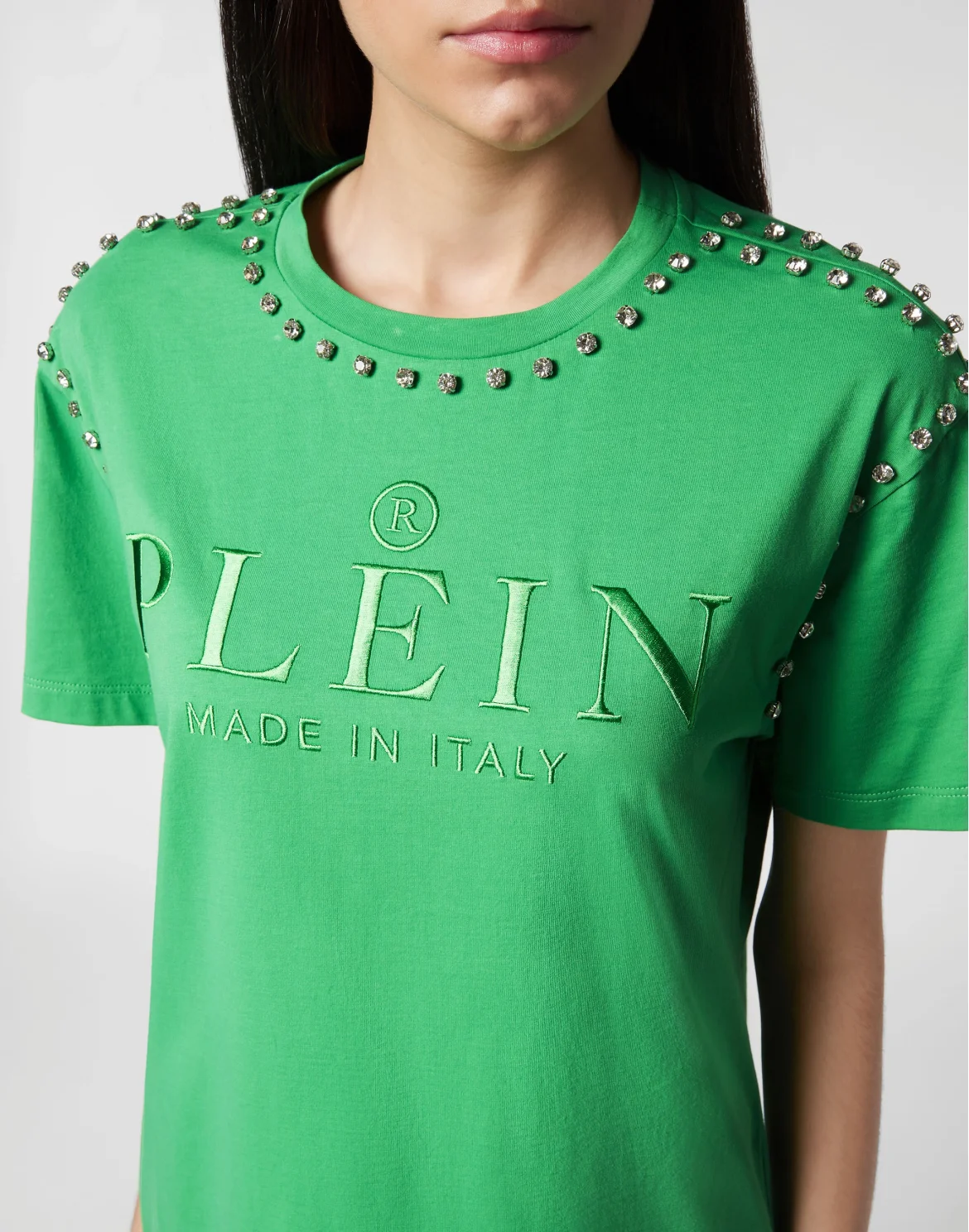 T-shirt Round Neck SS Stones, цвет: Зеленый