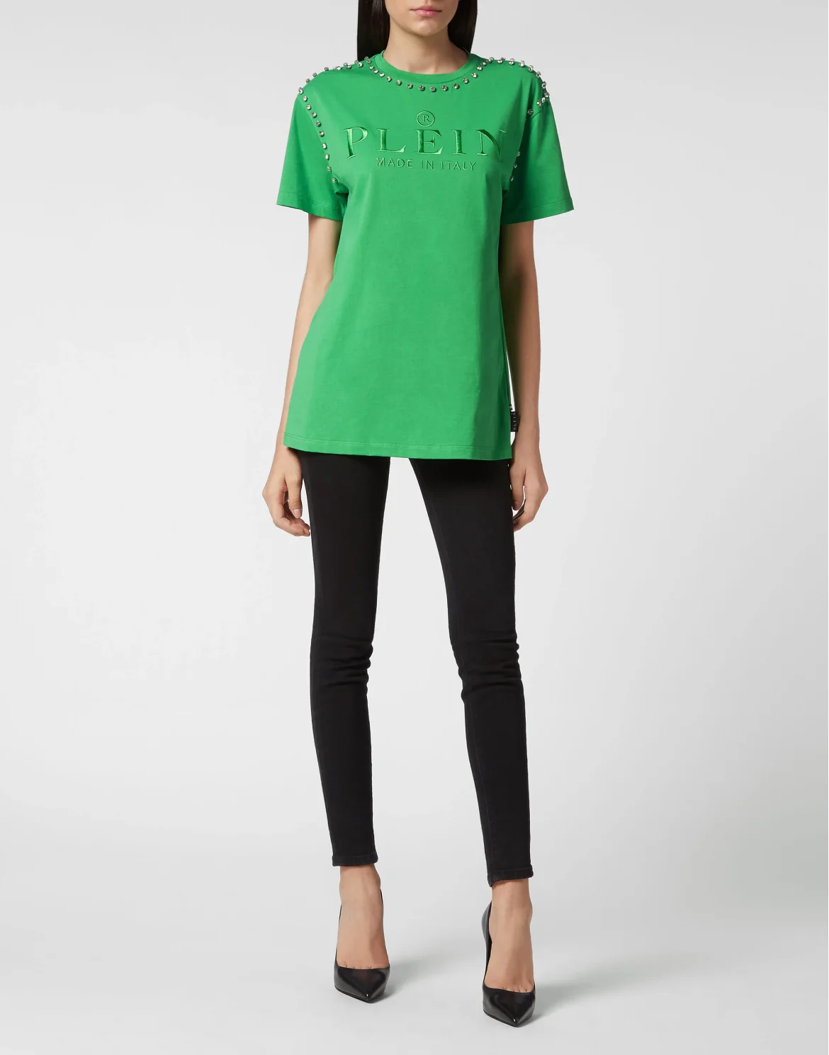 T-shirt Round Neck SS Stones, цвет: Зеленый