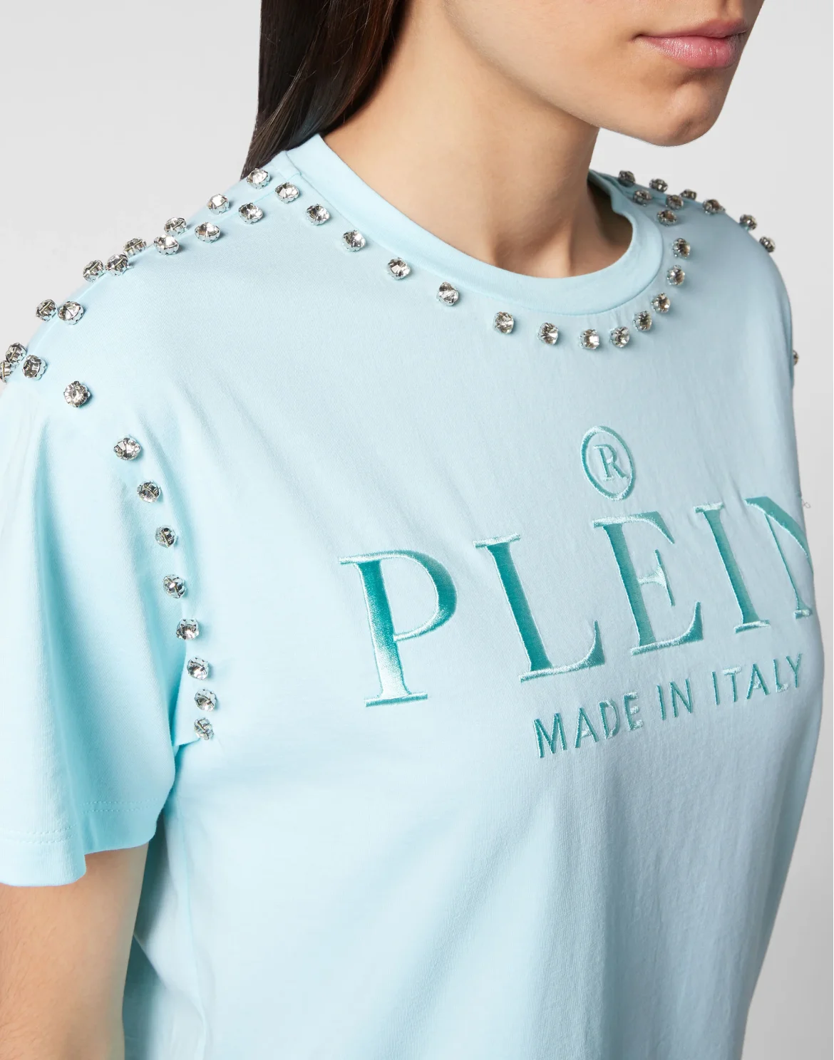 T-shirt Round Neck SS Stones, цвет: Голубой