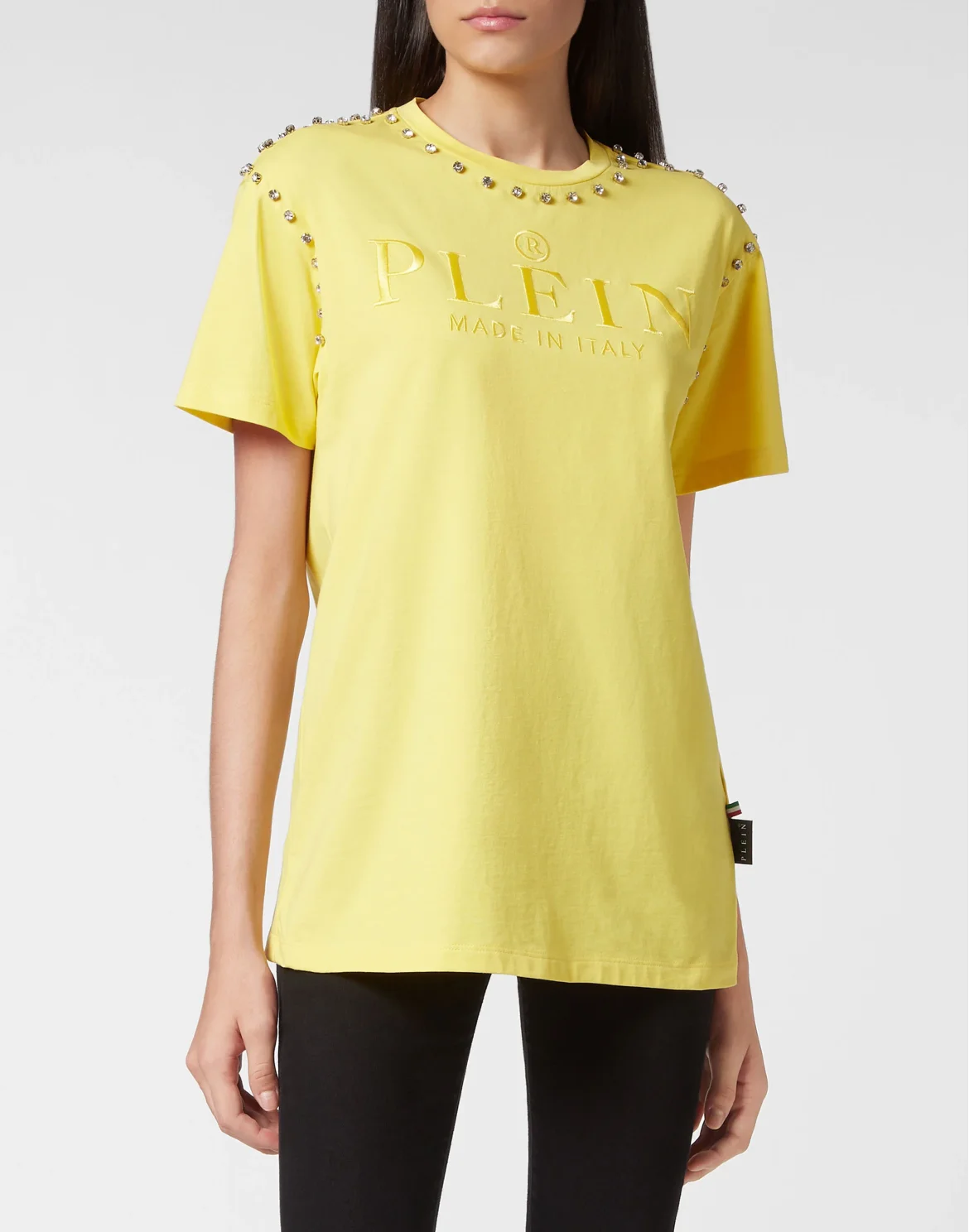 T-shirt Round Neck SS Stones, цвет: Желтый