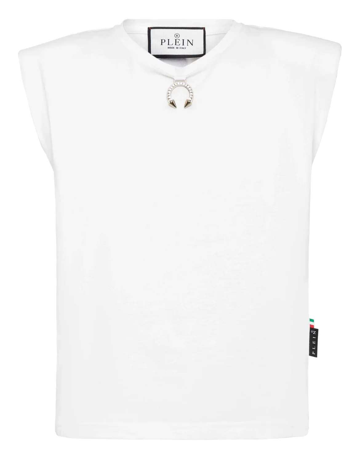 Shoulder Pads Tank Top Basic, цвет: Белый