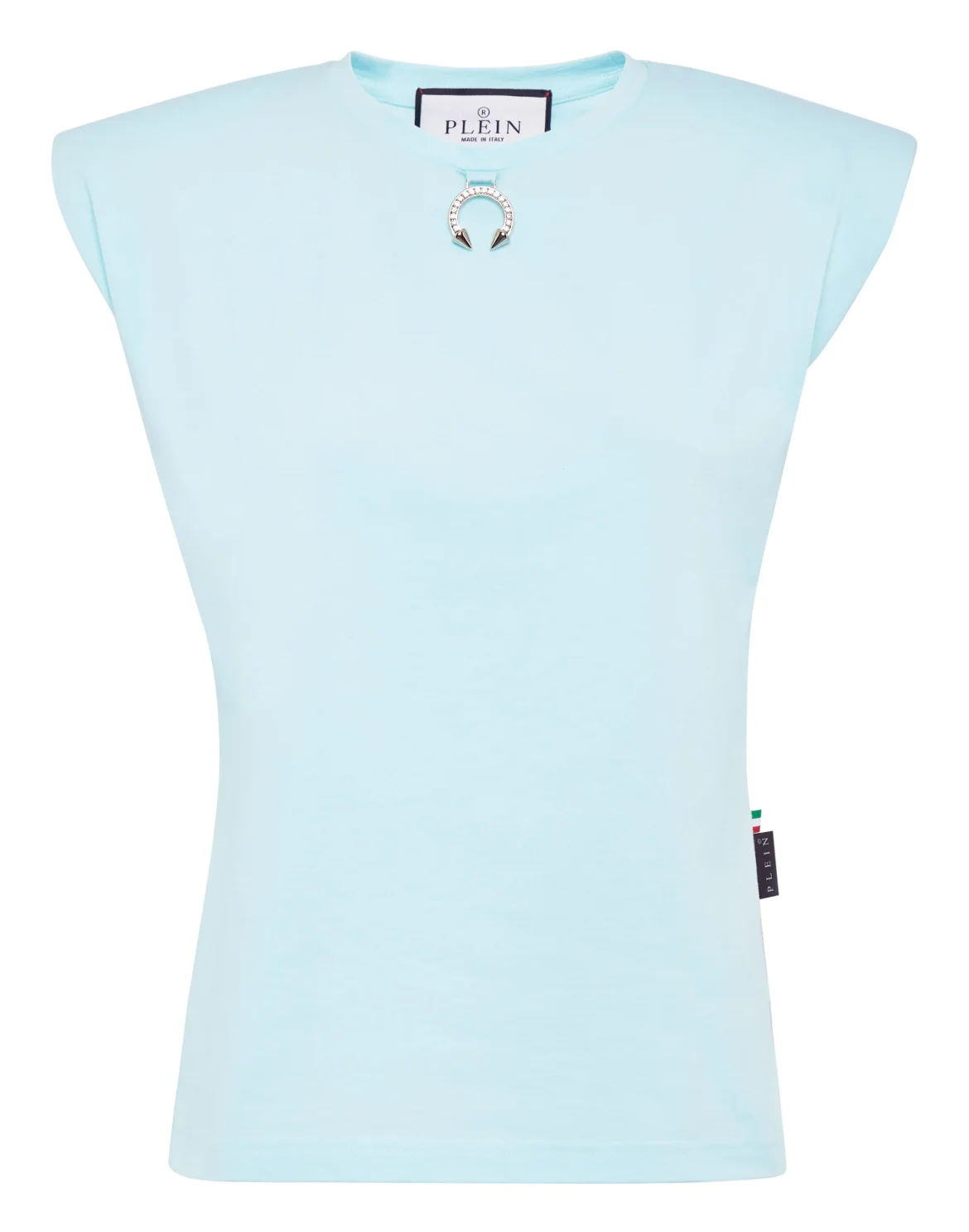 Shoulder Pads Tank Top Basic, цвет: Голубой