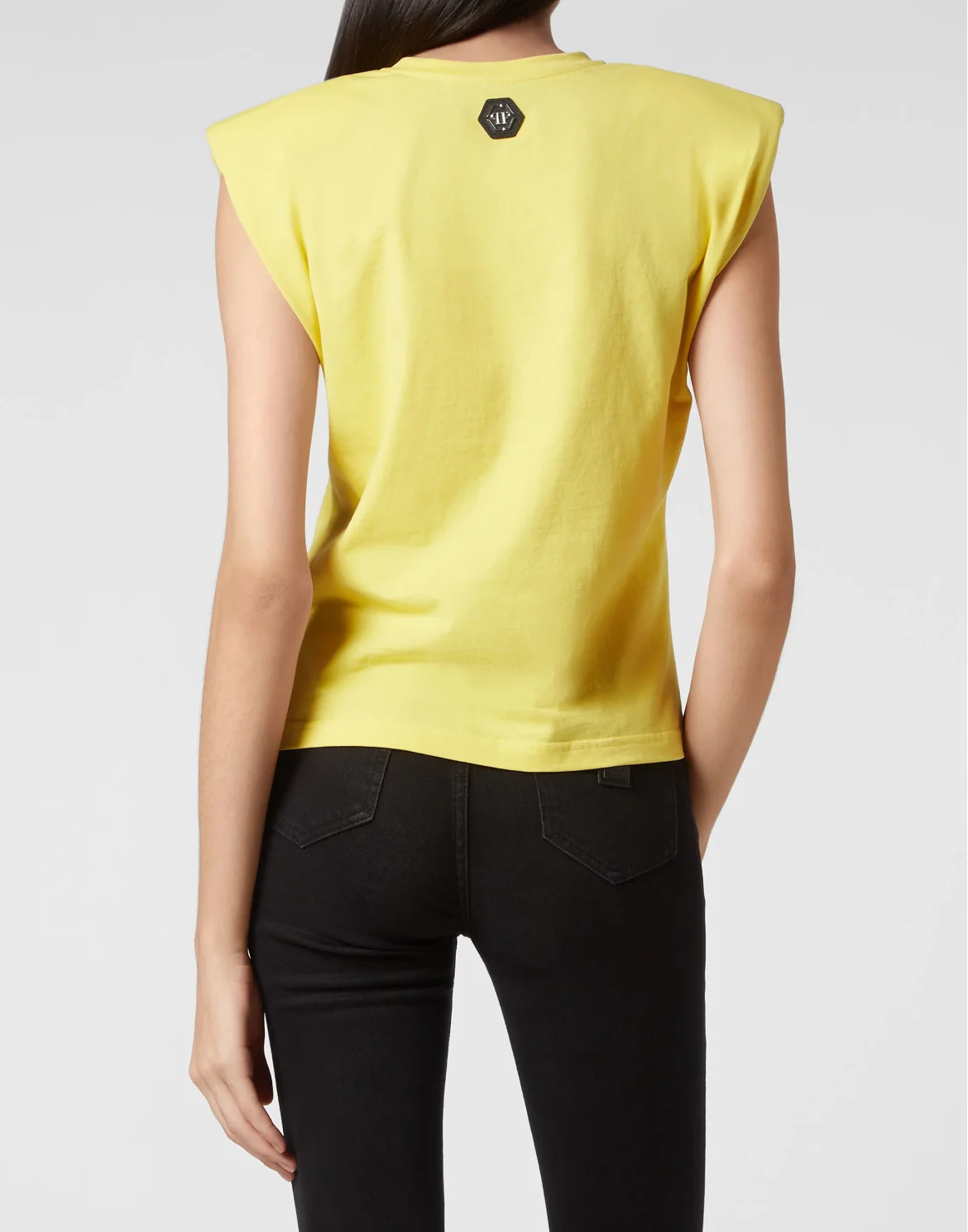 Shoulder Pads Tank Top Basic, цвет: Желтый