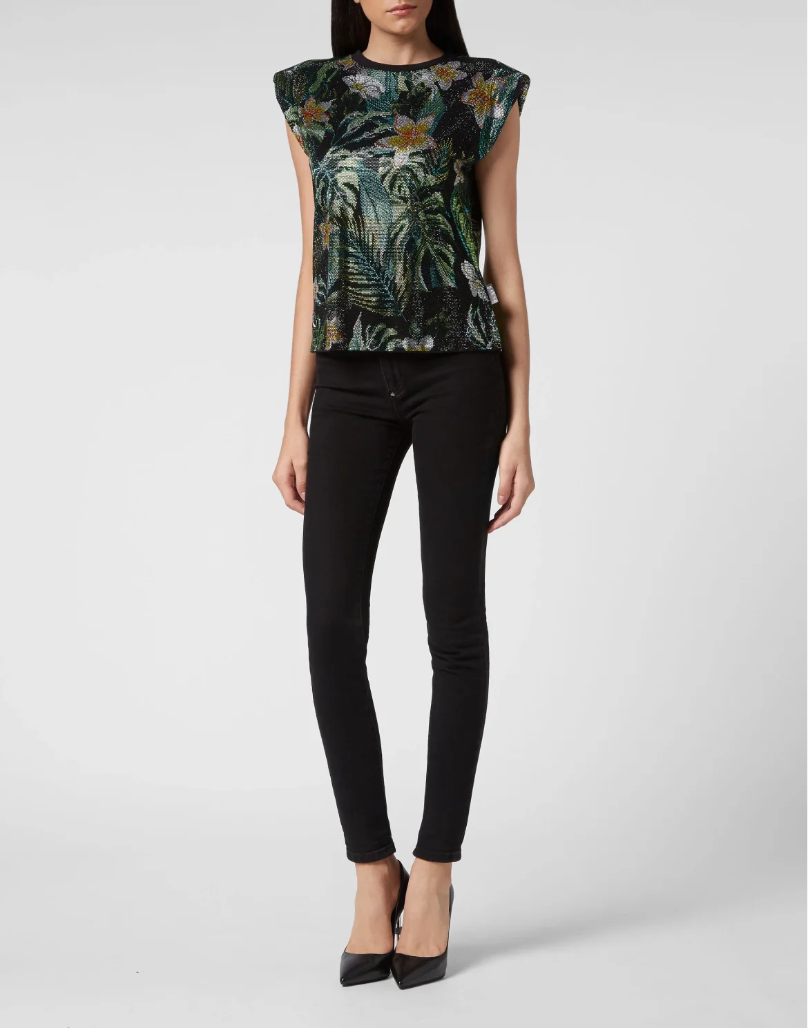 Shoulder Pad Tank Top Hawaii, цвет: Зеленый