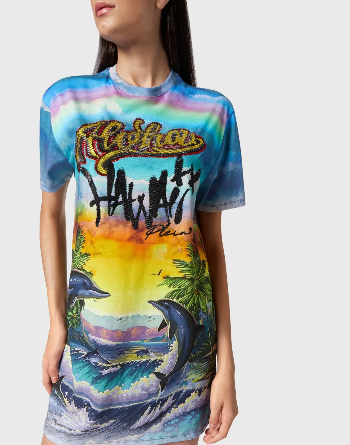T-shirt Dress Hawaii, цвет: Голубой