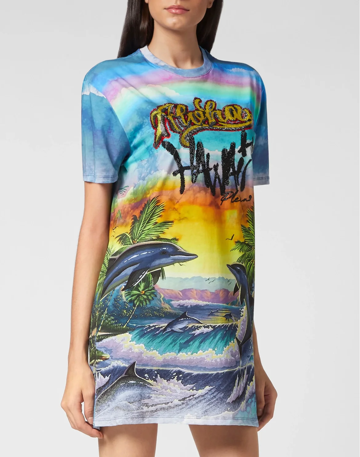 T-shirt Dress Hawaii, цвет: Голубой