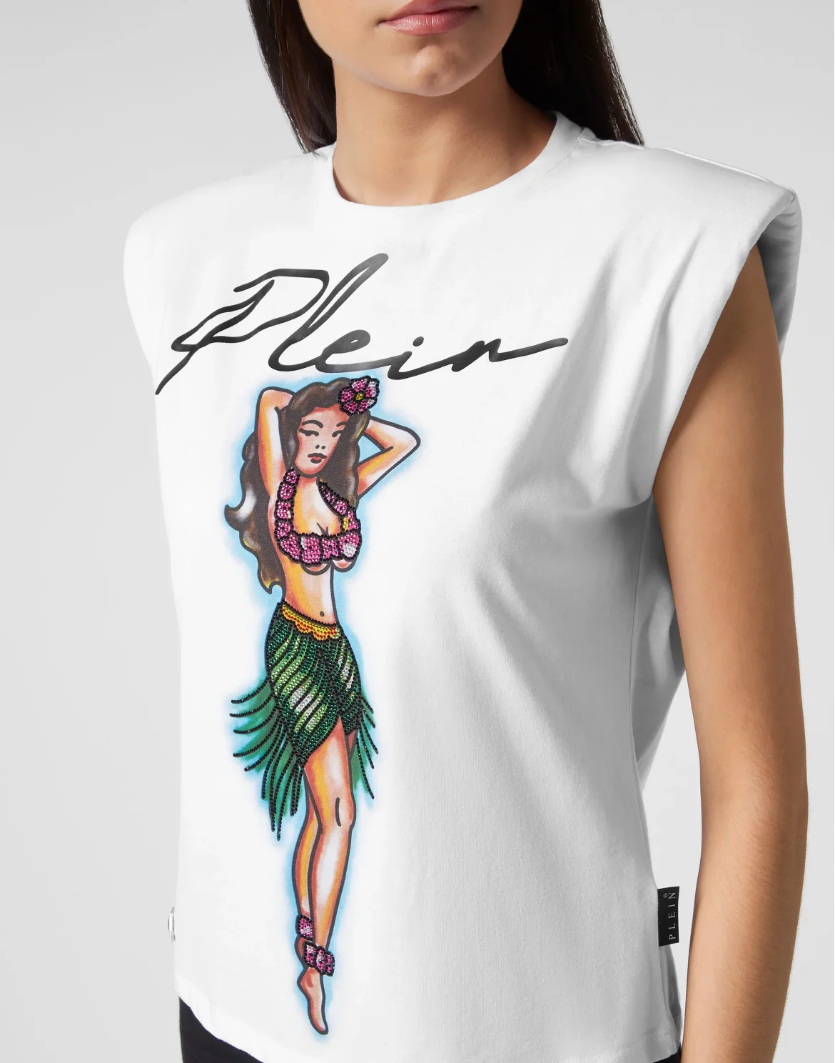 Shoulder Pad Tank Top Hawaii, цвет: Белый