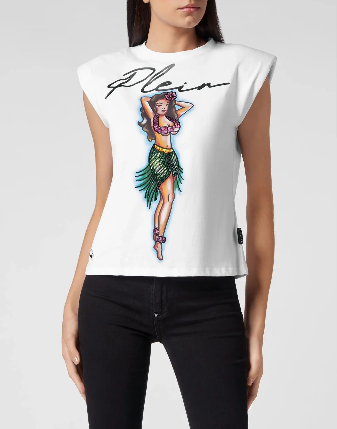 Shoulder Pad Tank Top Hawaii, цвет: Белый