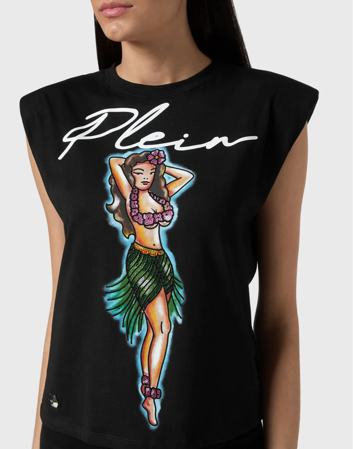 Shoulder Pad Tank Top Hawaii, цвет: Черный
