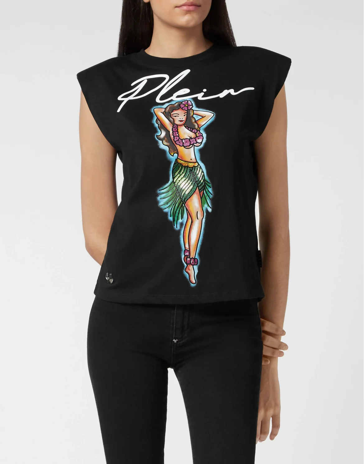 Shoulder Pad Tank Top Hawaii, цвет: Черный