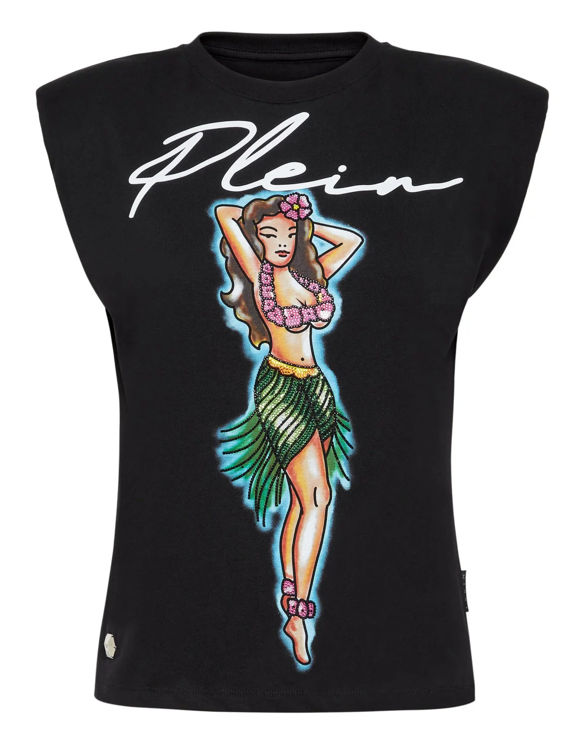 Shoulder Pad Tank Top Hawaii, цвет: Черный