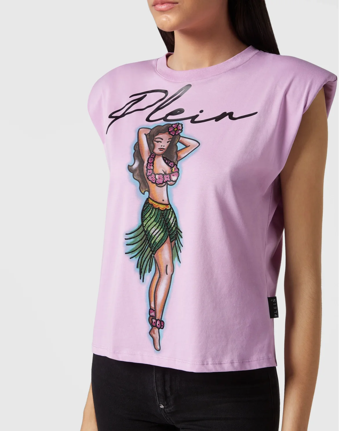 Shoulder Pad Tank Top Hawaii, цвет: Розовый