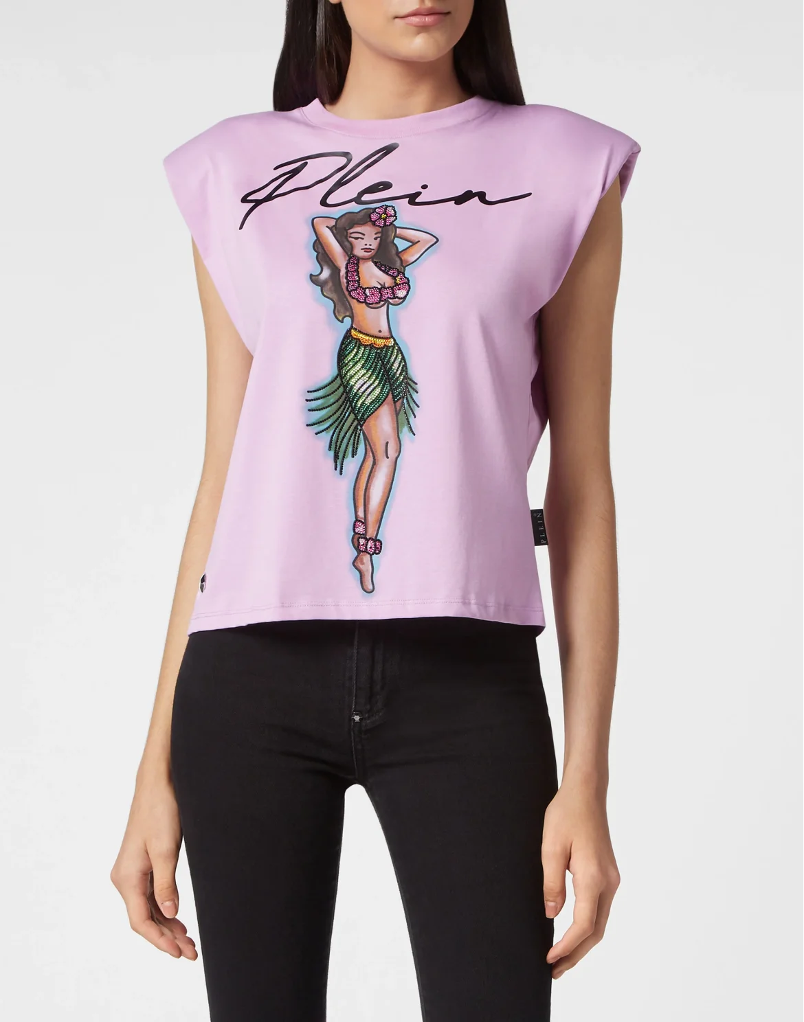 Shoulder Pad Tank Top Hawaii, цвет: Розовый