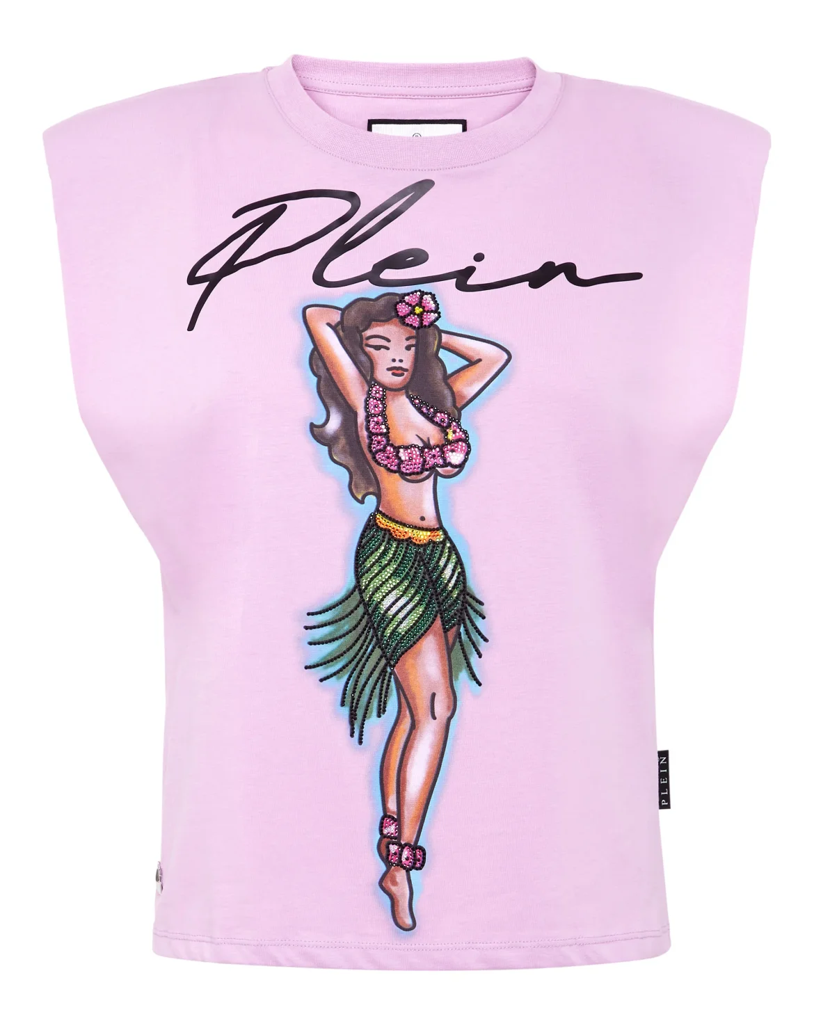 Shoulder Pad Tank Top Hawaii, цвет: Розовый