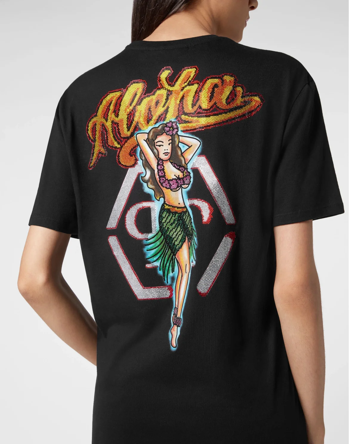 T-shirt Round Neck SS Hawaii, цвет: Черный
