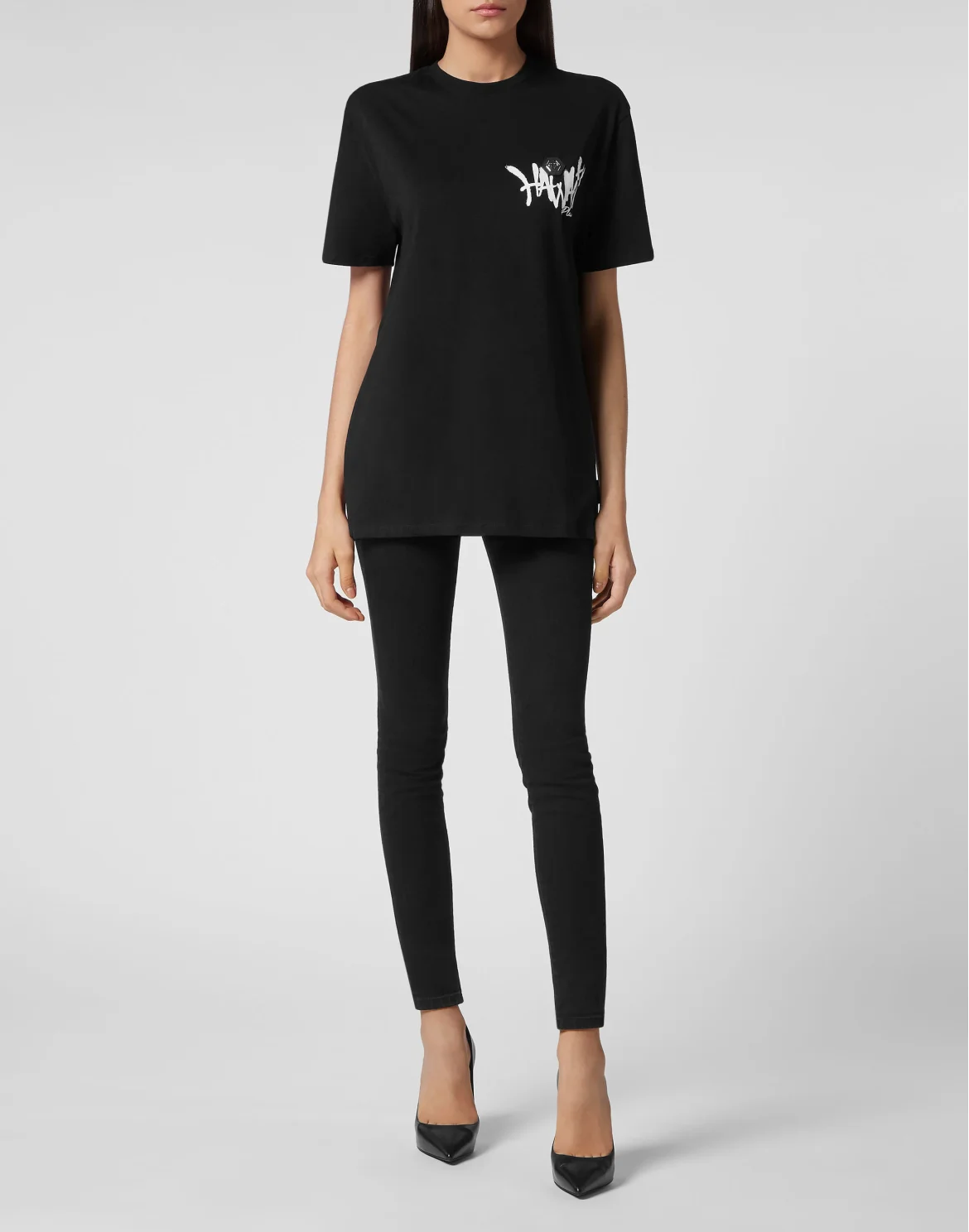 T-shirt Round Neck SS Hawaii, цвет: Черный