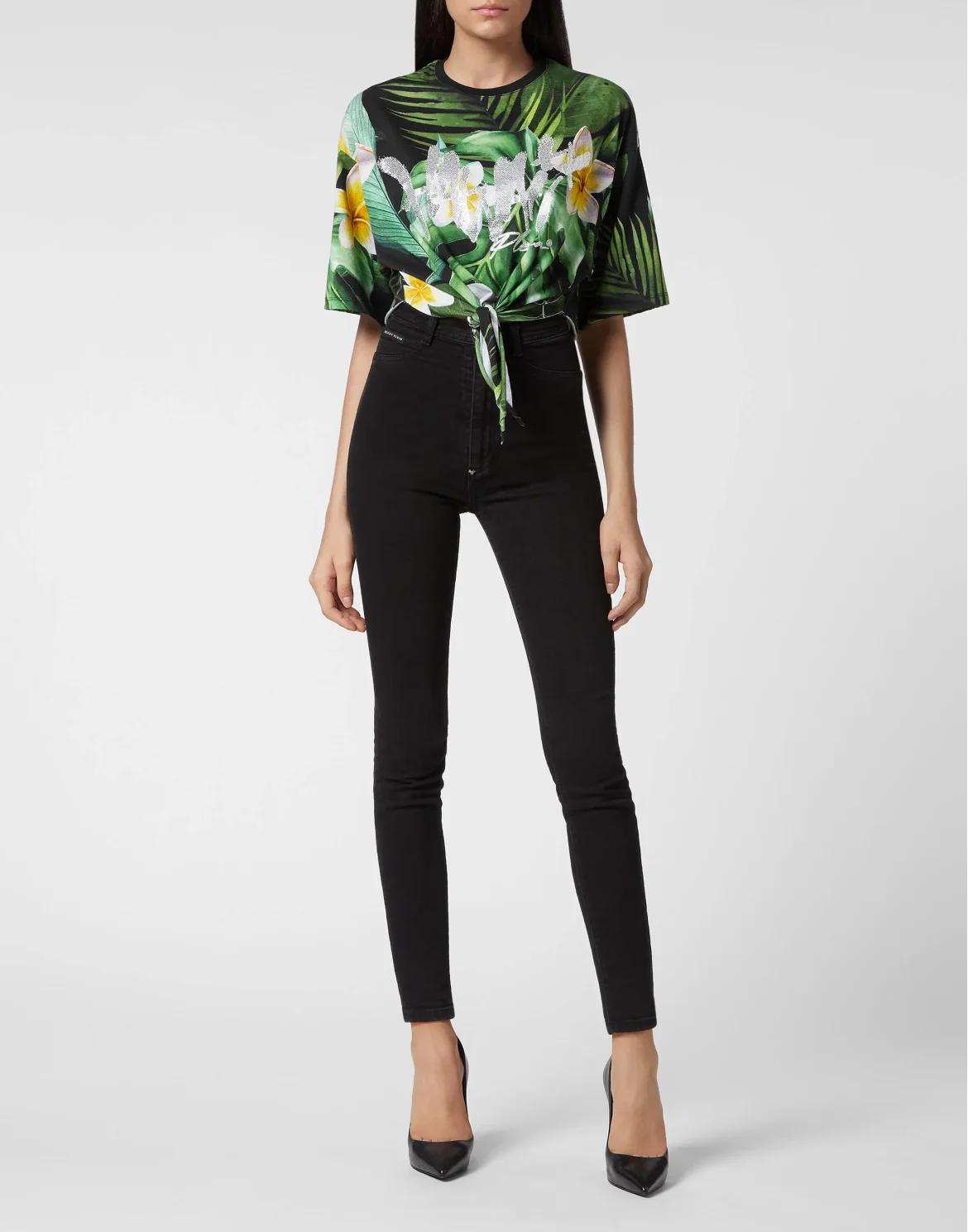 Cropped T-shirt Hawaii, цвет: Зеленый