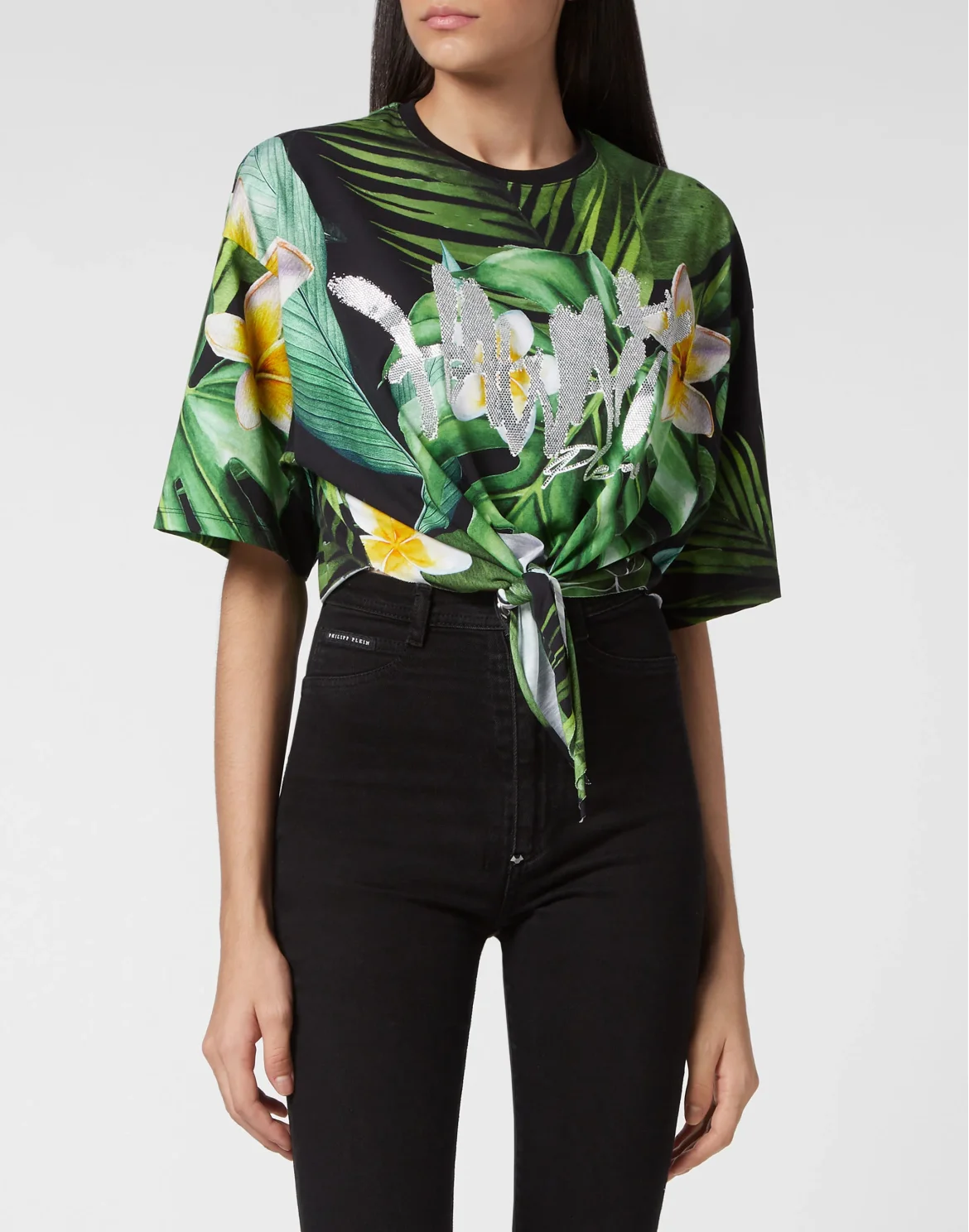 Cropped T-shirt Hawaii, цвет: Зеленый