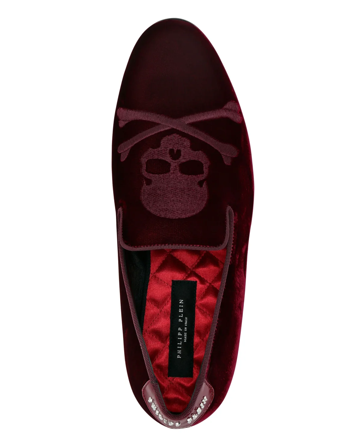 Loafers Skull&Bones, цвет: Красный