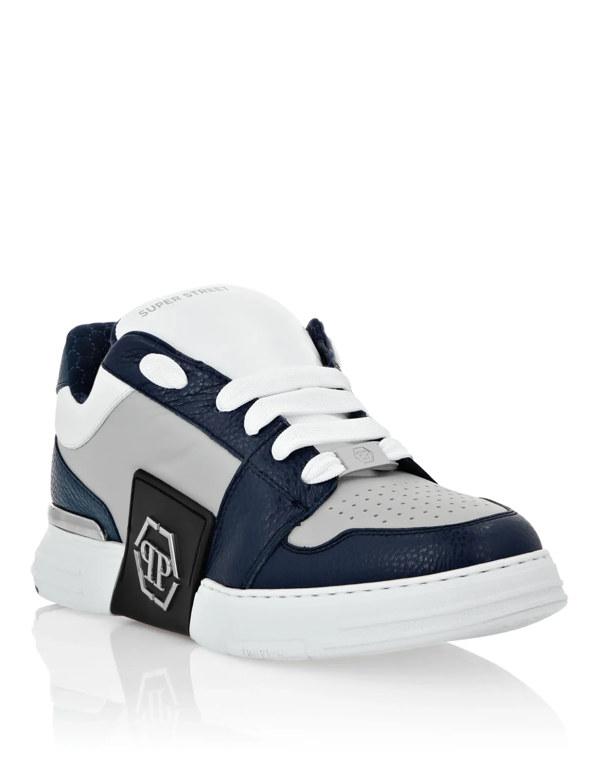 Super Street Lo-Top Sneakers Hexagon, цвет: Синий
