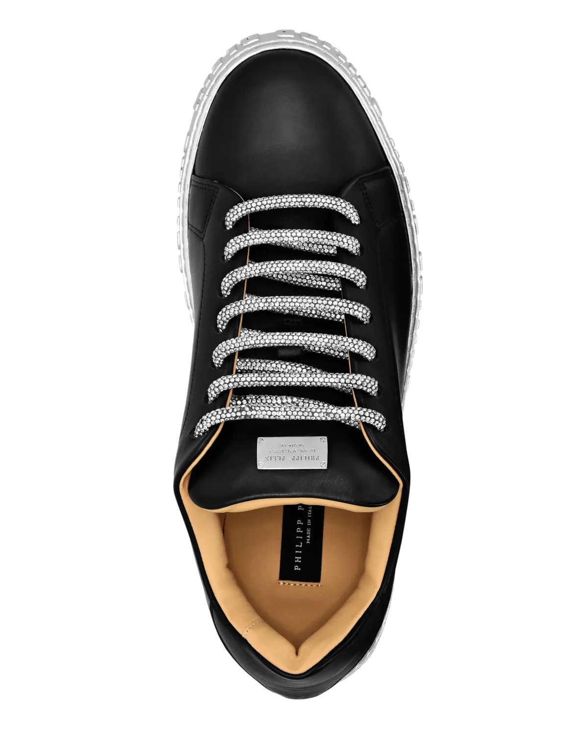 Strass Lo-Top Sneakers, цвет: Черный