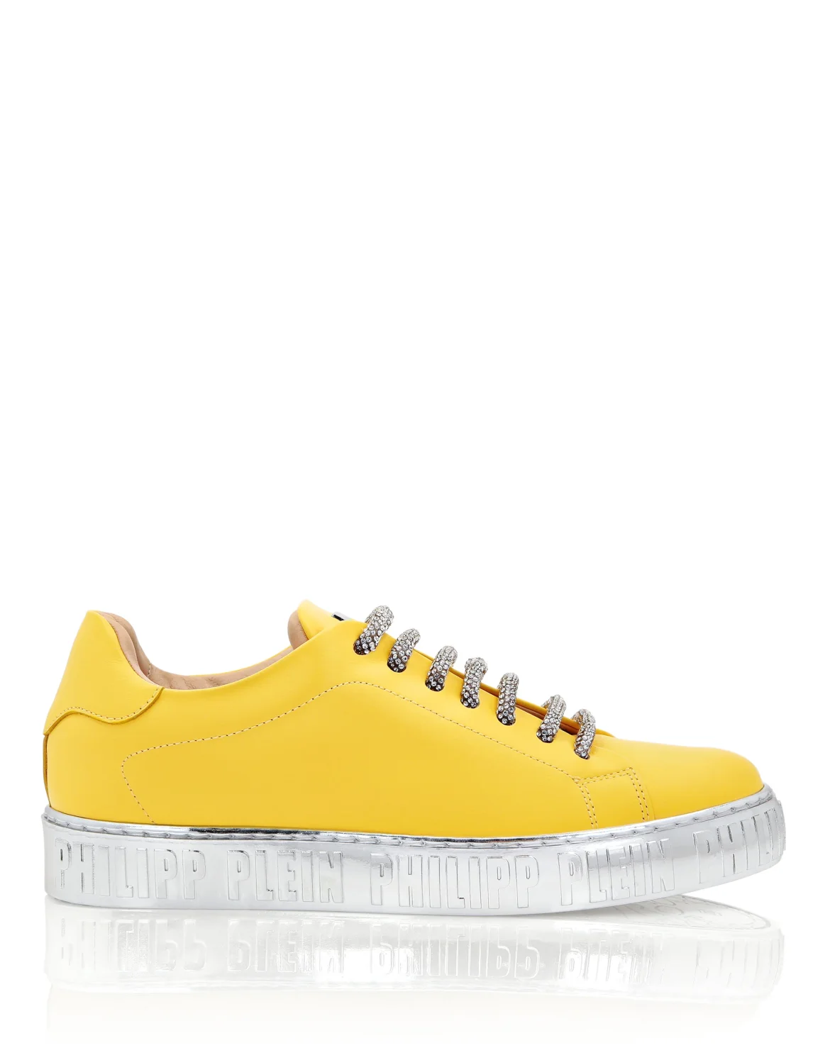 Strass Lo-Top Sneakers, цвет: Желтый