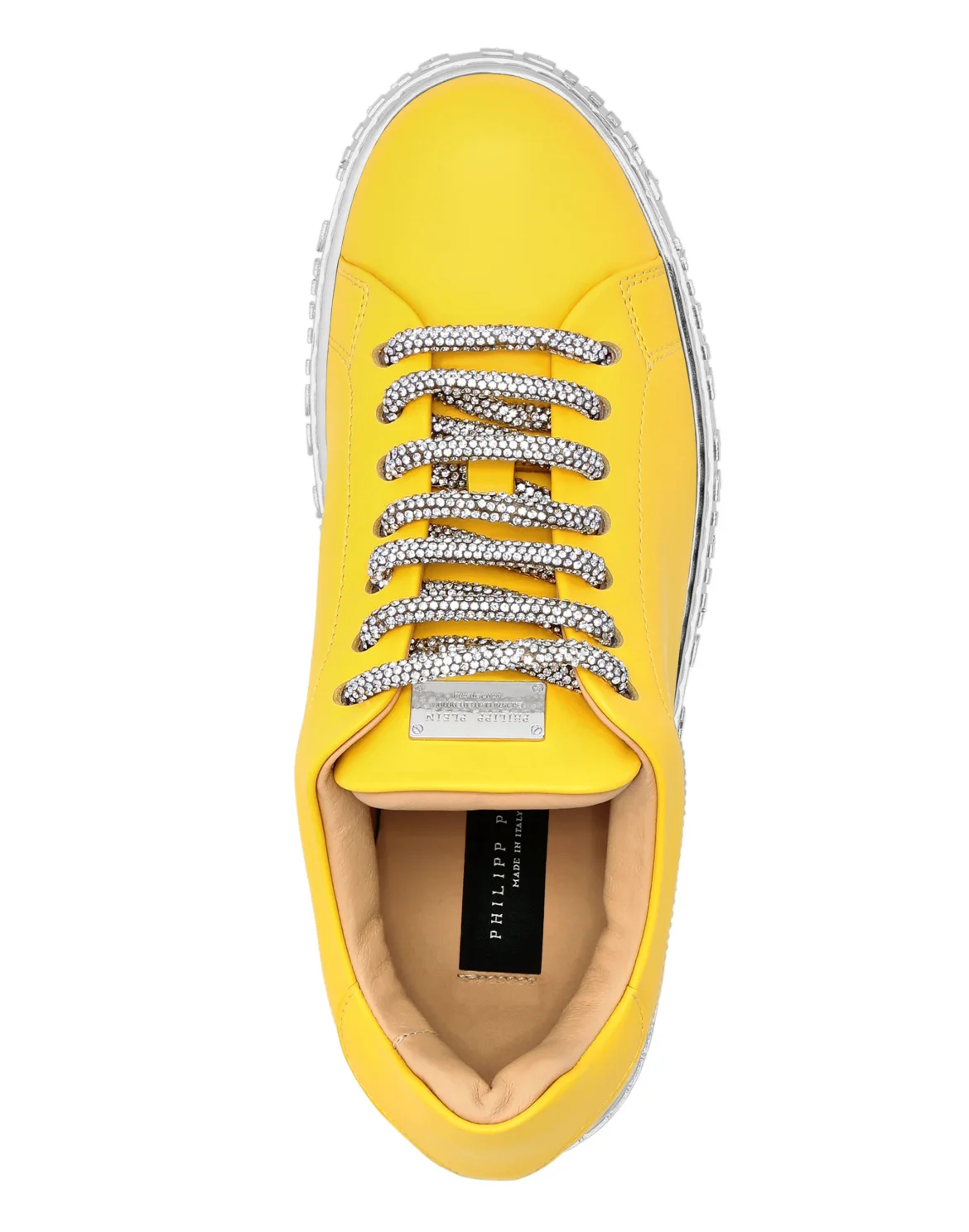 Strass Lo-Top Sneakers, цвет: Желтый