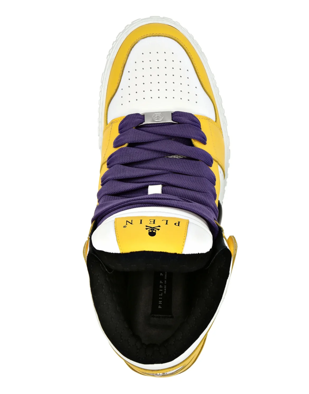 Super Street Hi-Top Sneakers Skull&Bones, цвет: Белый