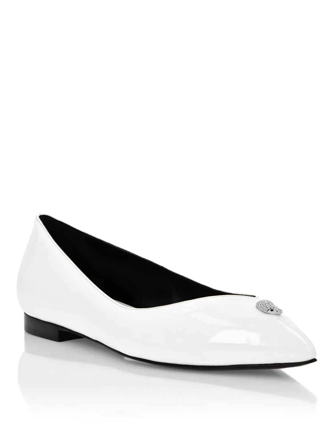 Ballet Flats Skull, цвет: Белый