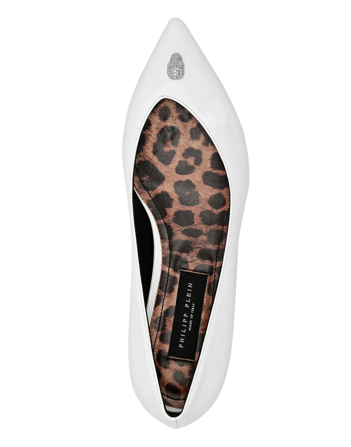 Ballet Flats Skull, цвет: Белый