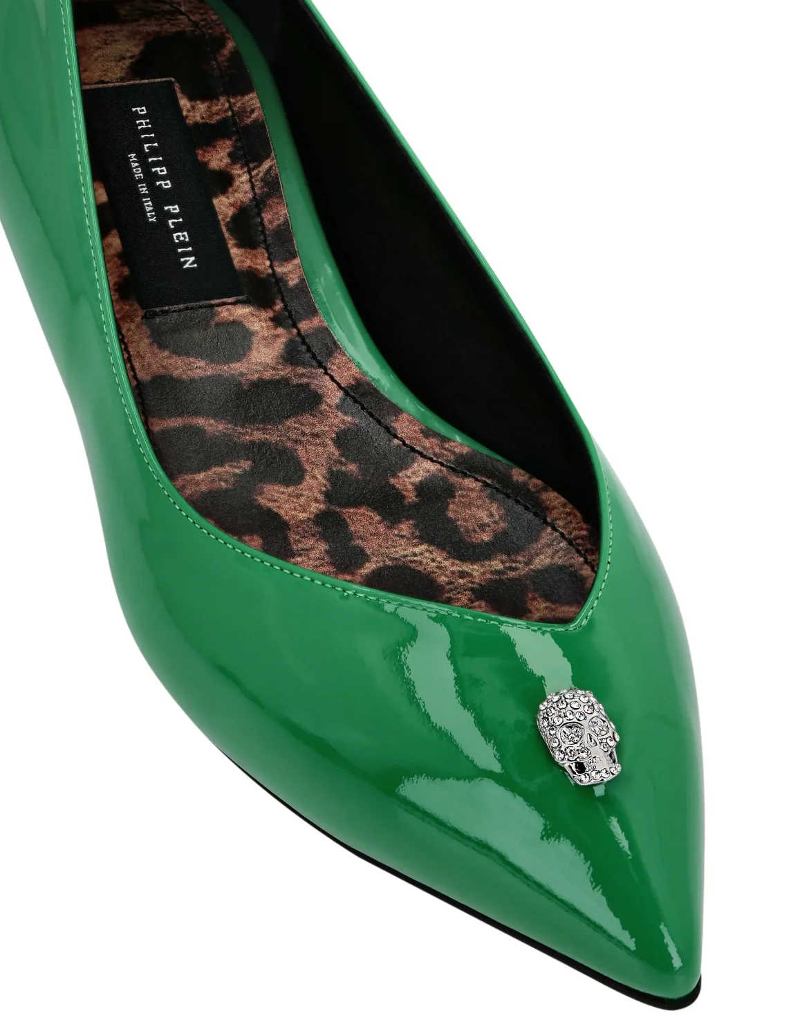 Ballet Flats Skull, цвет: Зеленый